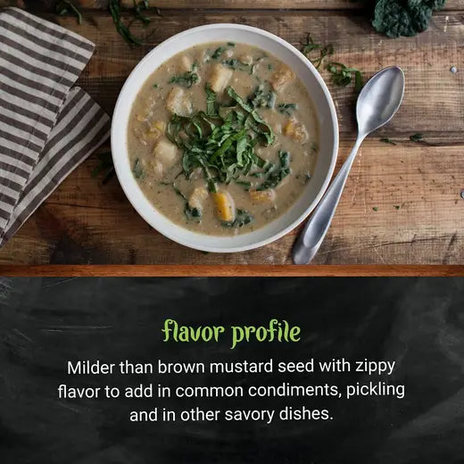 Frontier Co-op Yellow Mustard Seed, Whole, Organic 1 lb.