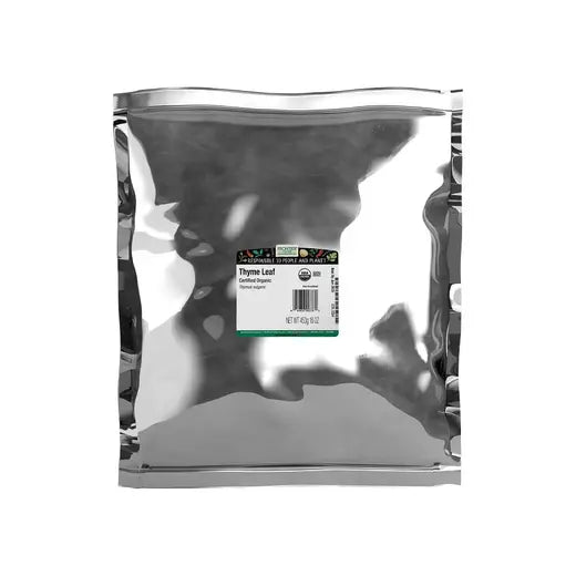 Frontier Co-op Fancy-Grade Thyme Leaf, Whole, Organic 1 lb.