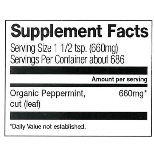 Frontier Co-op Peppermint Leaf, Cut & Sifted, Organic 1 lb.