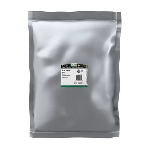 Frontier Co-op Star Anise, Whole, Organic, Select-Grade 1 lb.